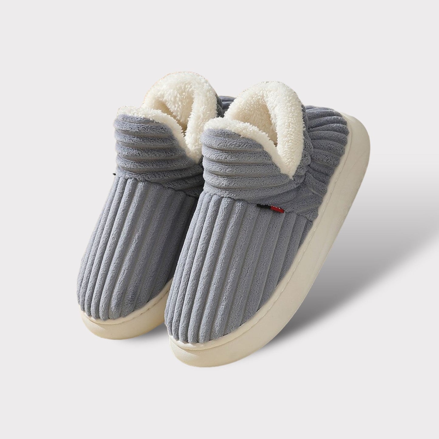 Comfy Women's Slippers - Aurora-Gray-4.0 - 4.5-Nora Luxe
