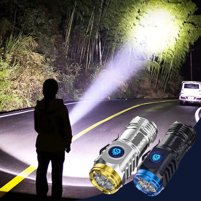 Compact LED Torch - LumenTorch-Black-Nora Luxe