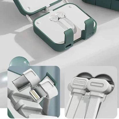 Compact Powerbank - PowerPocket-Green-Nora Luxe