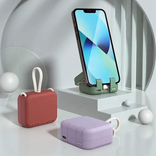Compact Powerbank - PowerPocket-Green-Nora Luxe