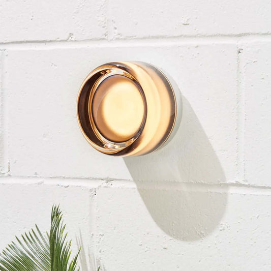 Compact Wall Lamp - DimpleGlow-Amber-Nora Luxe