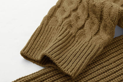 Cool Men's Sweater - Damian-White Gray-M-Nora Luxe