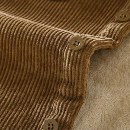 Corduroy Jacket for Men - Victor-Khaki-M-Nora Luxe