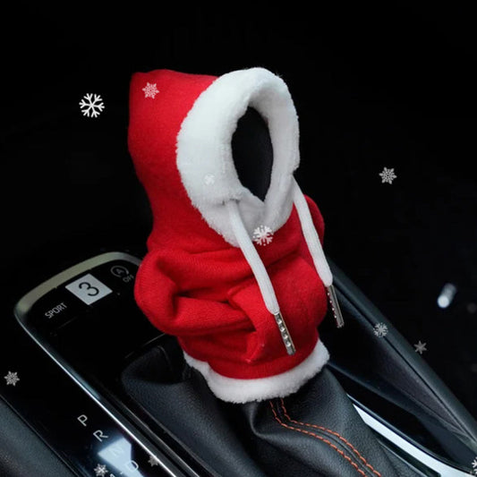 Cotton Protective Gear Shift Cover - ShiftEase-Poinsettia-Nora Luxe
