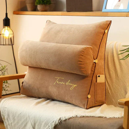 Ergonomic wedge-shaped back support cushion – Relaxa
