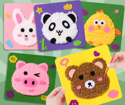 Creative Embroidery Set for Kids - StitchMates-Nora Luxe