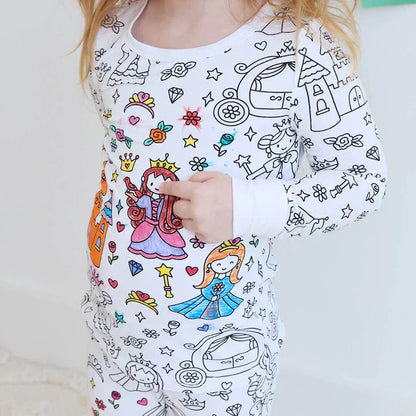 Creative Kids Pajama - DreamArt-Princesses-3 Years-Nora Luxe