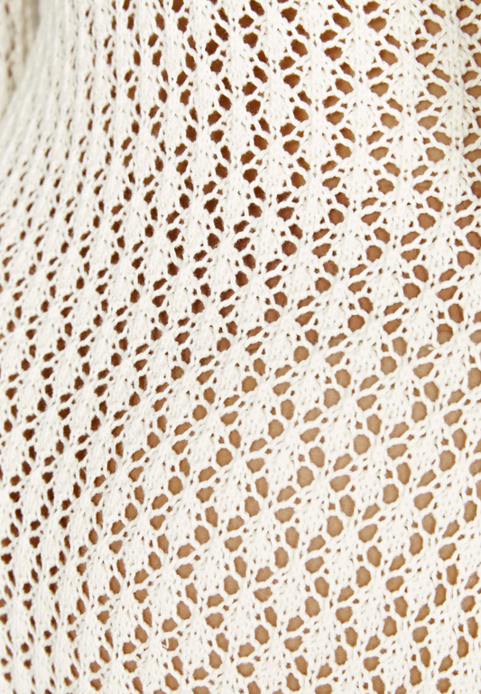 Crochet Maxi Dress for Summer – Sierra-White-S-State of Style