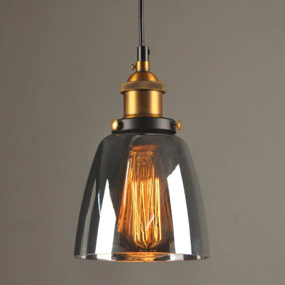 Crystal Luxury Pendant Lamp - Vincent-Smoke Gray 1-Nora Luxe