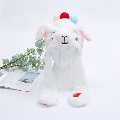 Cute Hat with Moving Ears - BunnyBounce Hat-Alpaca-Nora Luxe