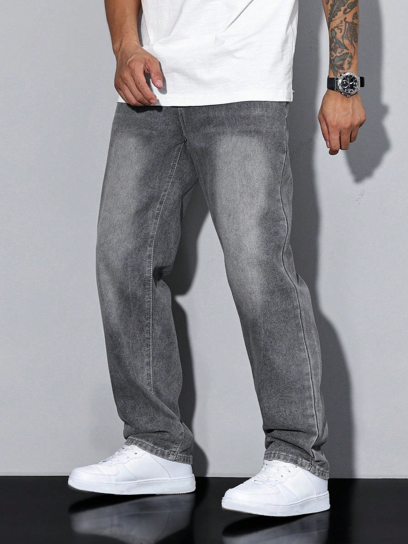 Casual men's jeans with straight leg – Milan