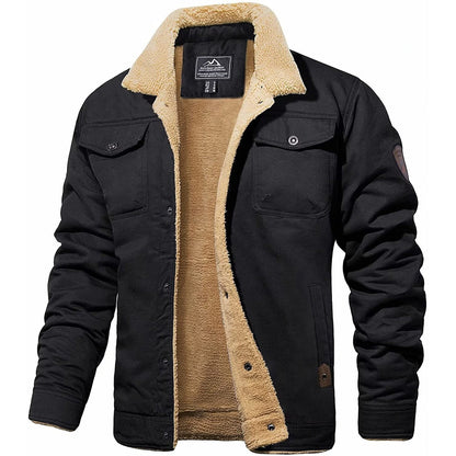 DEAVON - Timeless Bomber Jacket for Men-Black-S-Nora Luxe