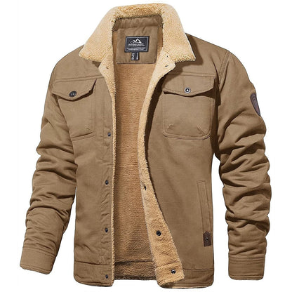 DEAVON - Timeless Bomber Jacket for Men-Khaki-S-Nora Luxe
