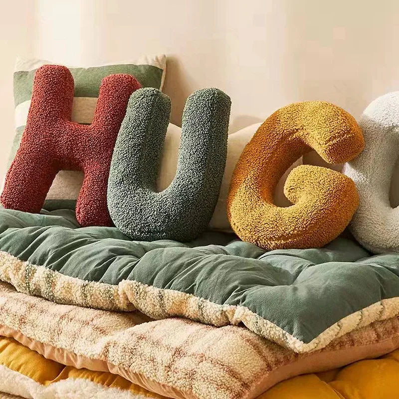 Decorative Alphabet Cushion – LetterLounge-A-The Livary