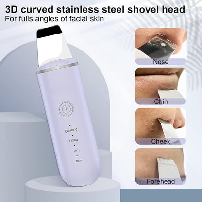 Deep Cleansing Skin Scrubber-White-Nora Luxe