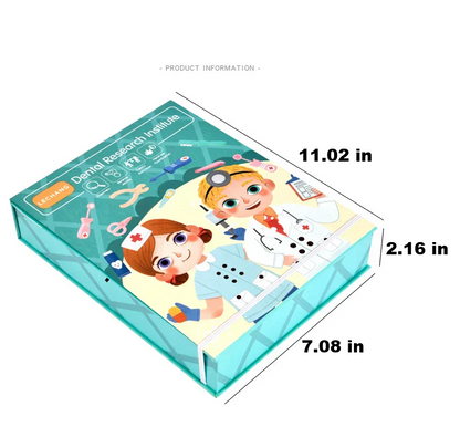 Dentist Play Set - ToothTales-Blue-Standard-Nora Luxe