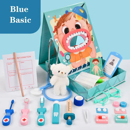 Dentist Play Set - ToothTales-Blue-Standard-Nora Luxe