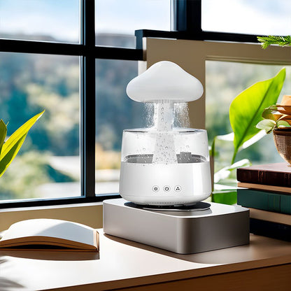 Design Humidifier - RainCloud-White-Nora Luxe