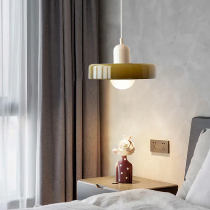 Design LED Pendant Lamp - GloboLuxe-Cream-Green-9.84 in-Nora Luxe