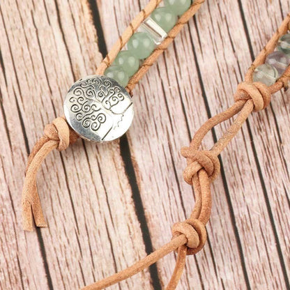 Detoxifying Fluorite Wrap Bracelet - Iris-Nora Luxe