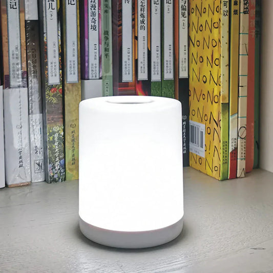 Dimmable LED Table Lamp with USB Port - GlowEase-White light-Nora Luxe