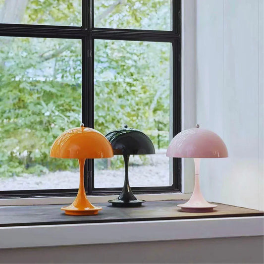 Dimmable & Wireless Flower Button Lamp - BloomGlow-White-Nora Luxe