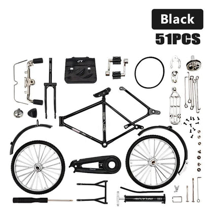 DIY Bike Model Scale - RetroCycle-Black (do-it-yourself)-Nora Luxe