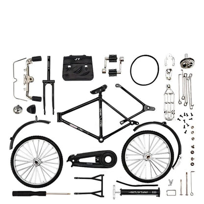 DIY Bike Model Scale - RetroCycle-Black (do-it-yourself)-Nora Luxe