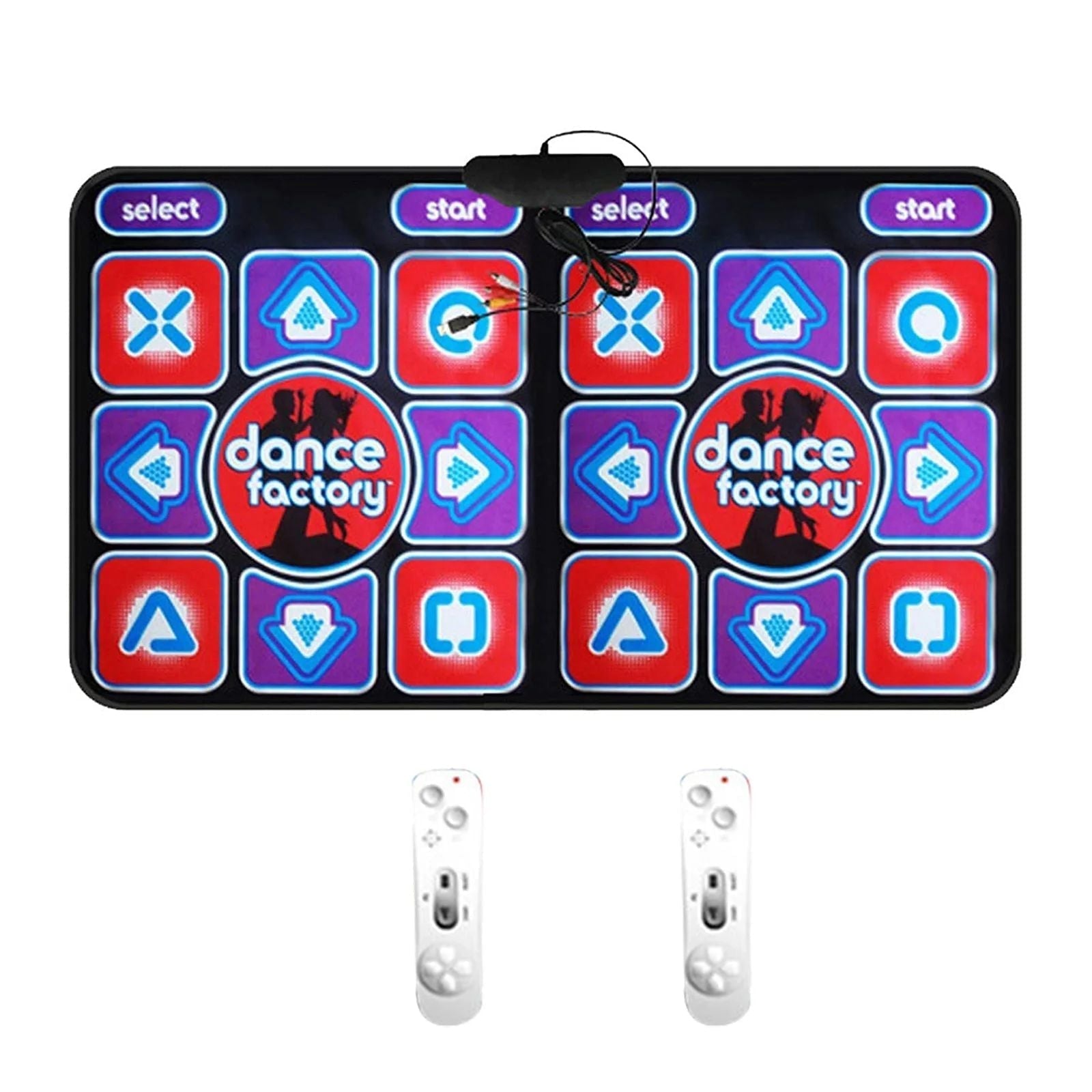 Double Dance Mat with Remote Control - RhythmFlex-Nora Luxe