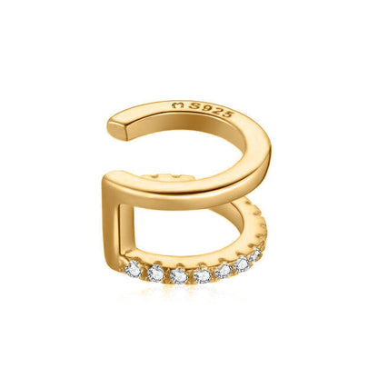 Double Ear Cuff - Clara-Gold-Nora Luxe