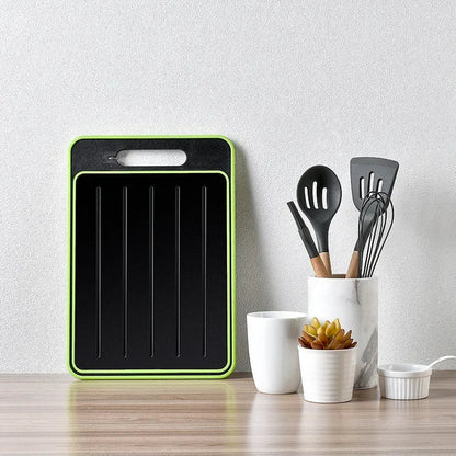 Double-Sided Chopping Board with Defrosting Plate - BladeBoard-Nora Luxe