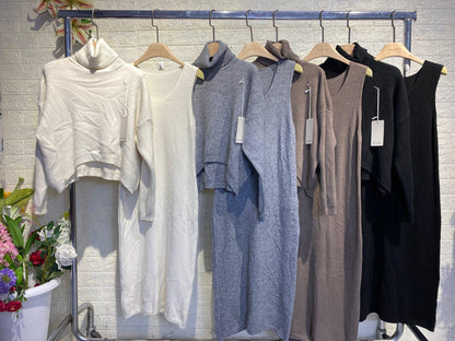 Dress & Sweater Set – Noémie-Gray-XS-Nora Luxe