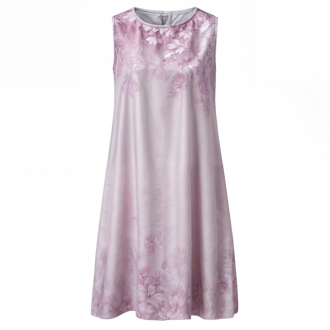 Dress with floral pattern – Eliana-Light blue-S-Nora Luxe