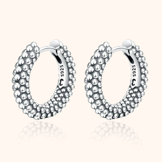 Ear stud earrings - Aurilia-Silver-Nora Luxe