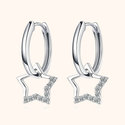 Earrings with Charms - Noëmi-Silver-Nora Luxe