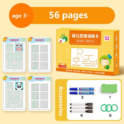 Educational Cover Writing Notebook - TraceMaster-56 Pages-Nora Luxe