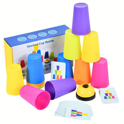 Educational Stacking Cup Puzzle Game - StackSmart-Nora Luxe