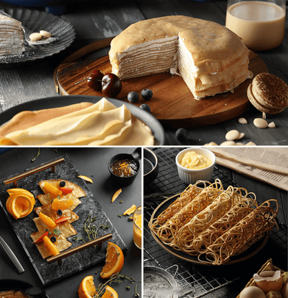 Electric Crepe Maker - CrepeMaster-Red-Nora Luxe