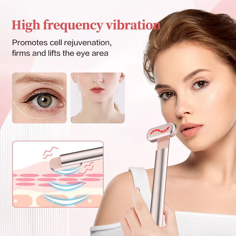 EMS Microcurrent Face Lifting Device - GlowMagic-Silver-Nora Luxe