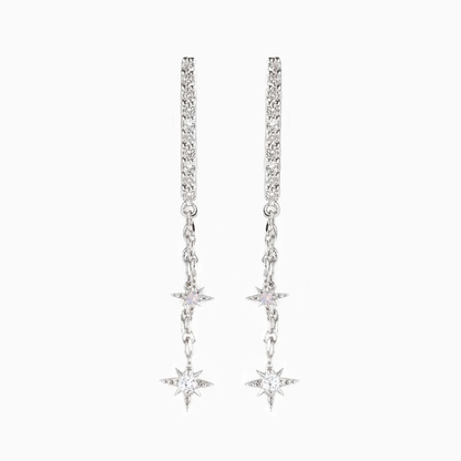 Enchanting Star Light Earrings - Astrid-Star Chain Earrings-Nora Luxe