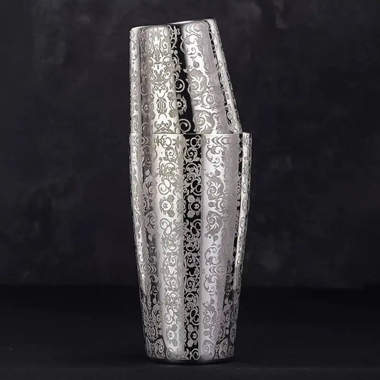 Engraved Cocktail Shaker – Mixaro-Victorians-The Livary
