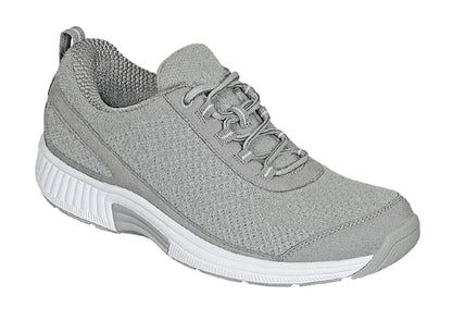 Ergonomic comfort shoes with orthopaedic support – Milena-Light gray-3.5-Nora Luxe