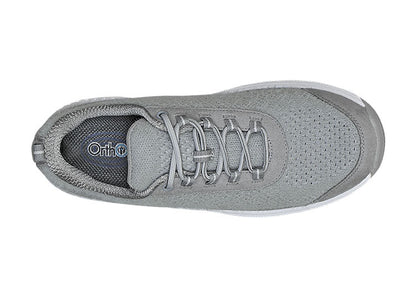 Ergonomic comfort shoes with orthopaedic support – Milena-Light gray-3.5-Nora Luxe