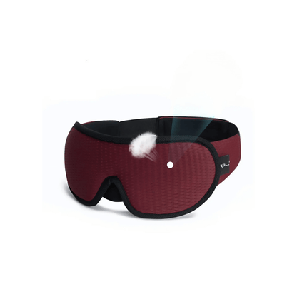 Ergonomic Sleep Mask - CloudDreamer-Red-Nora Luxe