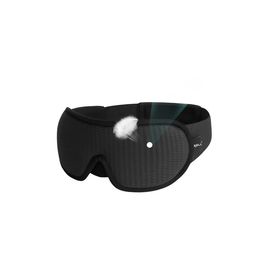 Ergonomic Sleep Mask - DreamShield-Black-Nora Luxe