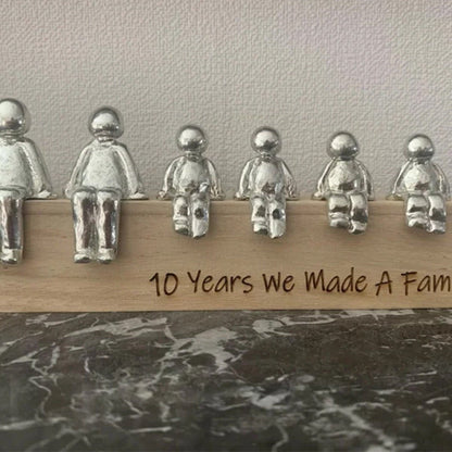 Eternal Family Relationship Sculpture - Unity-Nora Luxe
