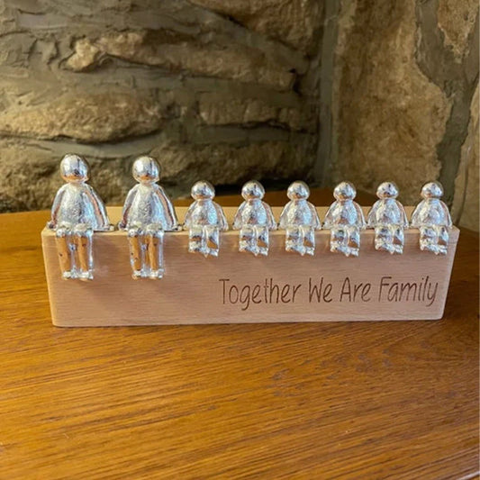 Eternal Family Relationship Sculpture - Unity-Nora Luxe