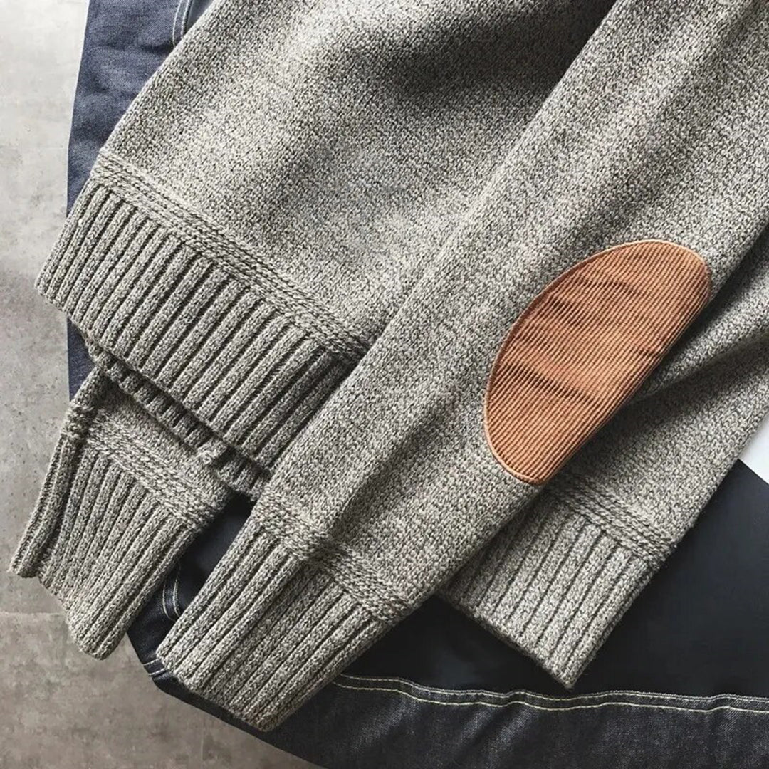 Fashionable Men's Sweater - Victor-Gray-M-Nora Luxe
