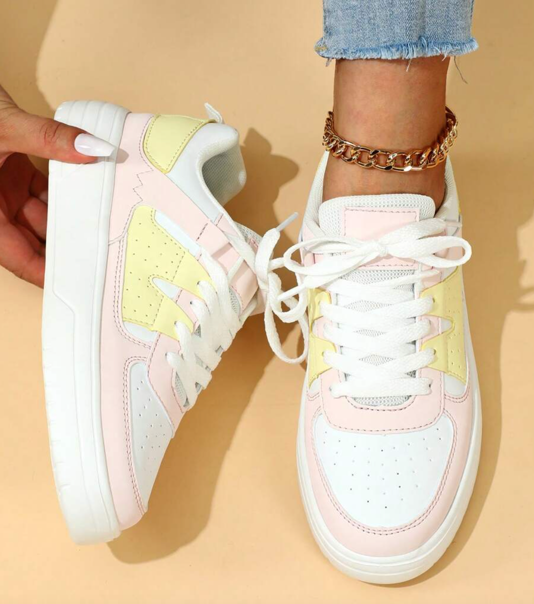 Fashionable Women's Sneakers - Naya-Rainbow 2-2.5-Nora Luxe