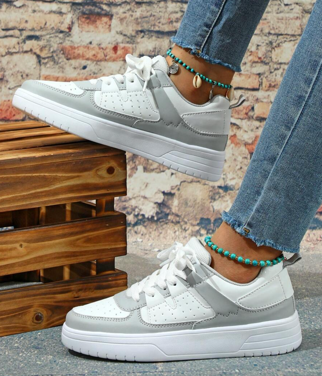 Fashionable Women's Sneakers - Naya-Rainbow-2.5-Nora Luxe